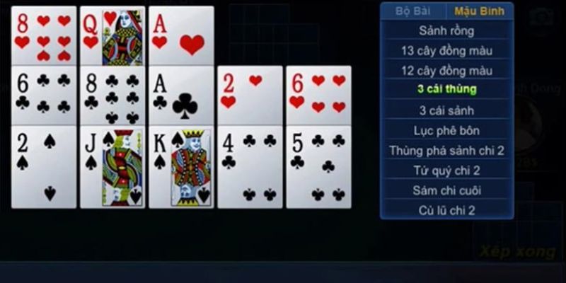 Cách tính chi bài mậu binh